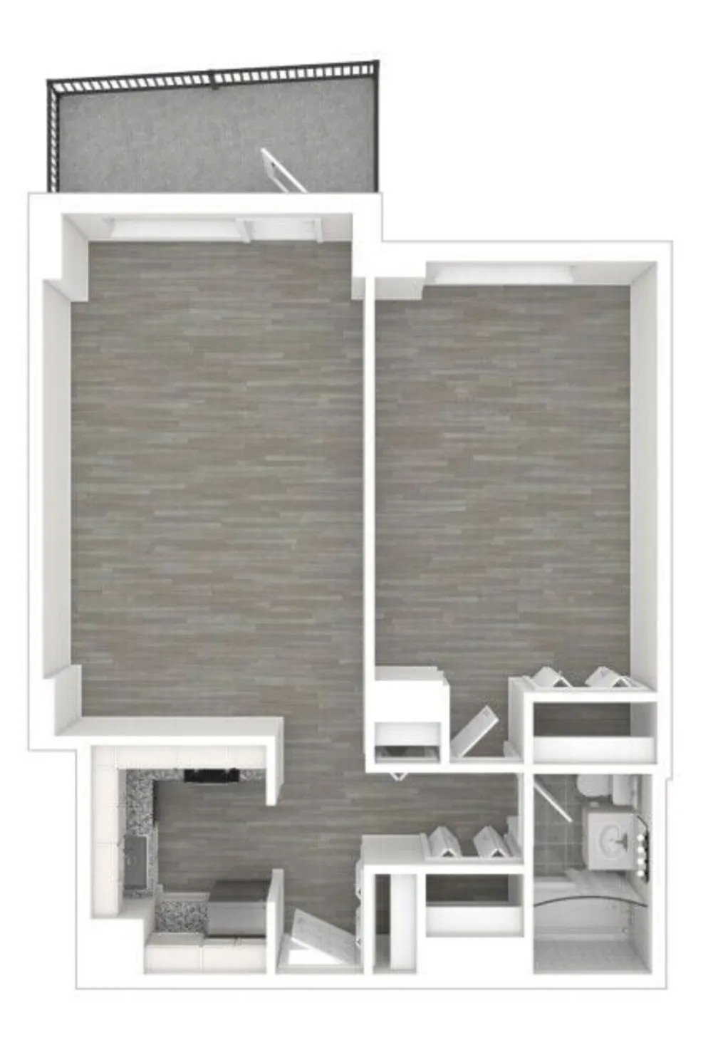1 bed, 1 bath apartment for rent at 75 Saint Alphonsus St Unit 704, Mission Hill — photo 5 of 6