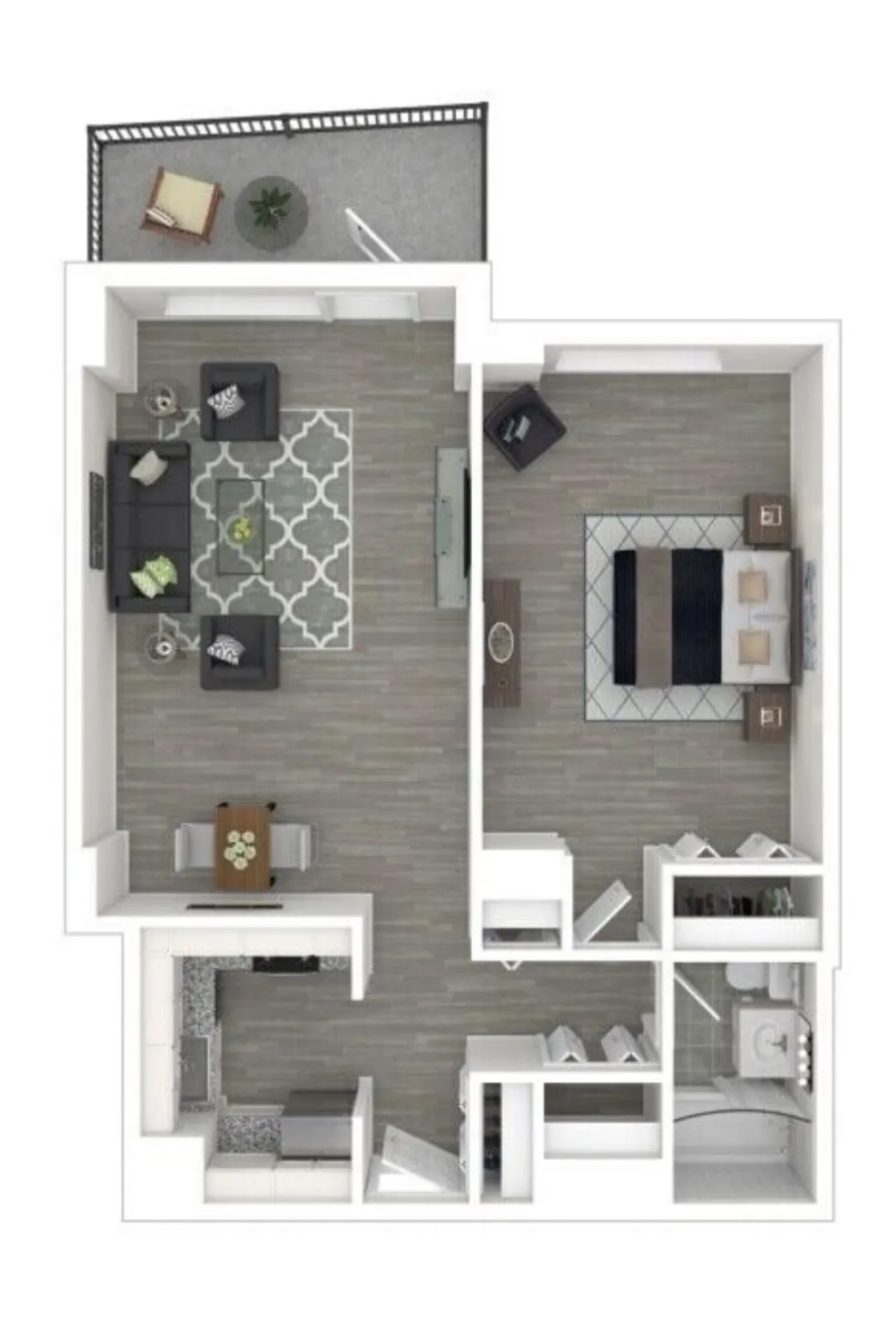 1 bed, 1 bath apartment for rent at 75 Saint Alphonsus St Unit 704, Mission Hill — photo 4 of 6