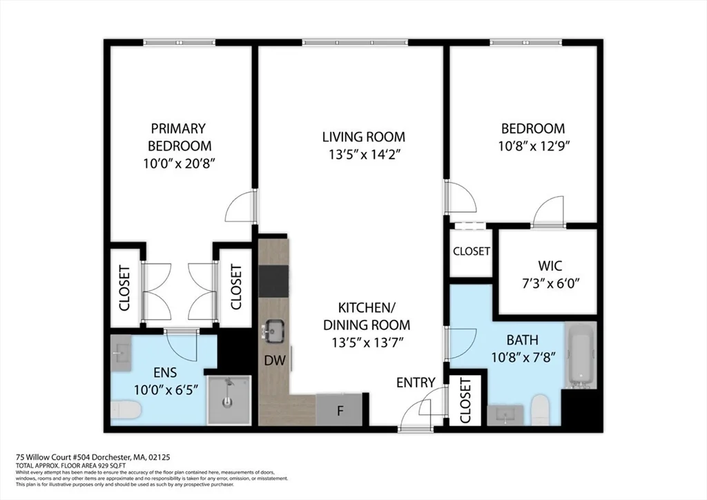2 bed, 2 bath apartment for rent at 75 Willow Ct Unit 404, Dorchester — photo 15 of 15