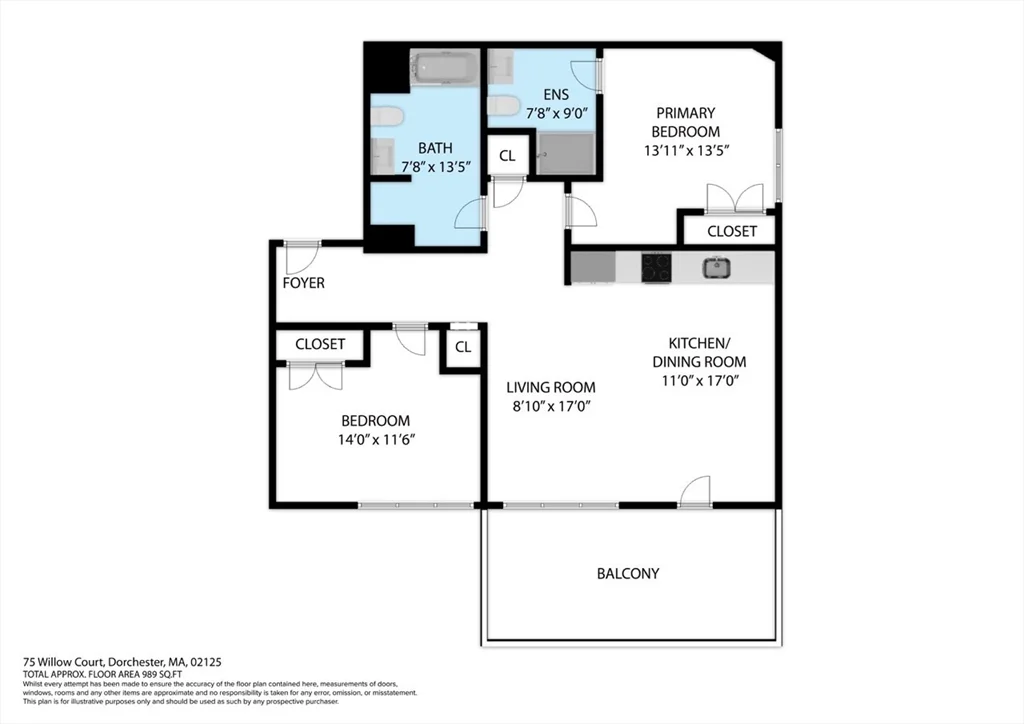 2 bed, 2 bath apartment for rent at 75 Willow Ct Unit 602, Dorchester — photo 15 of 15