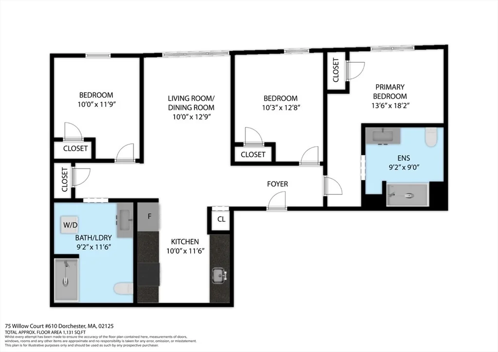 3 bed, 2 bath apartment for rent at 75 Willow Ct Unit 610, Dorchester — photo 15 of 15