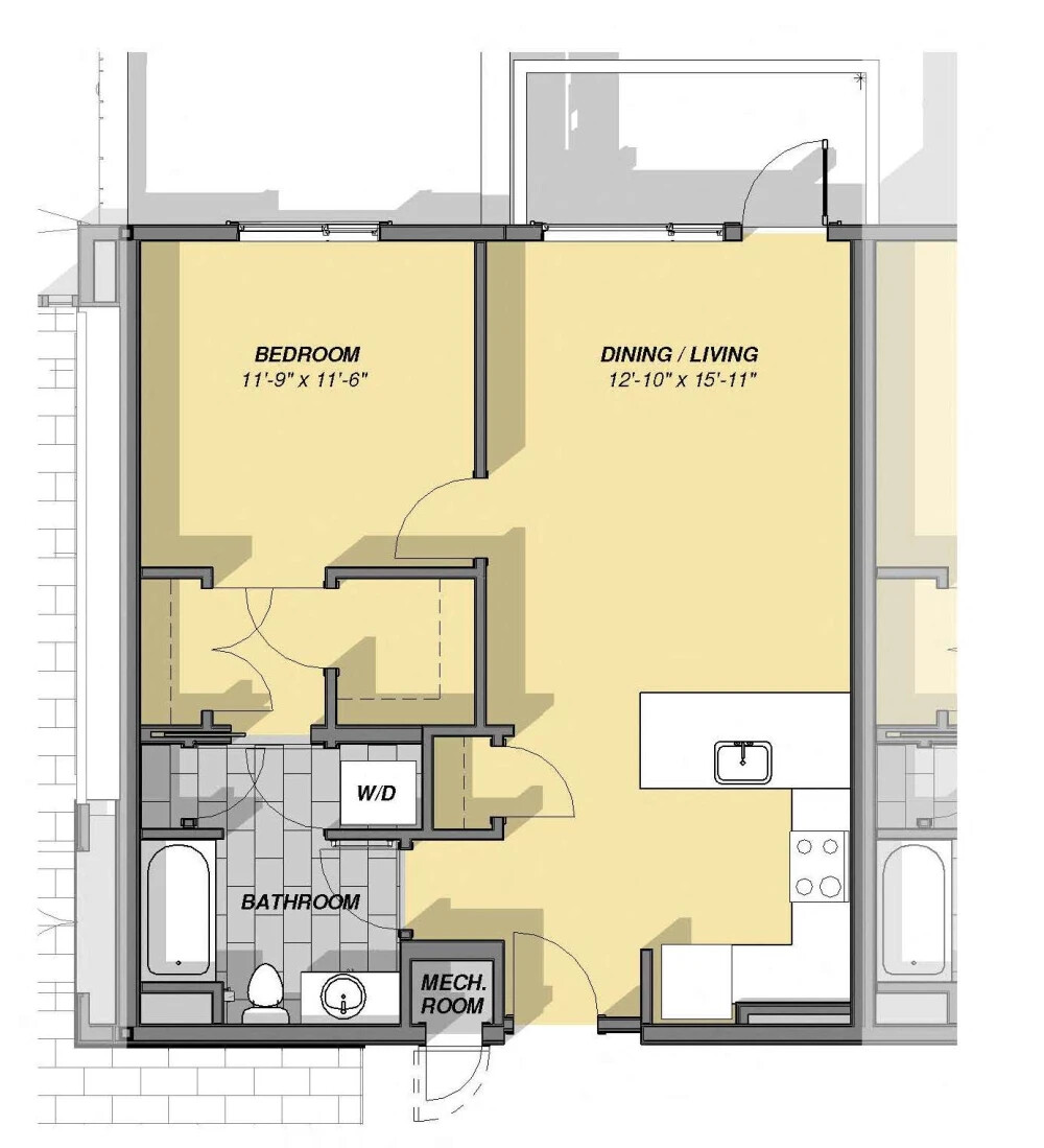 2 bed, 1 bath apartment for rent at 77 New St Unit 209, Neighborhood Nine — photo 6 of 19