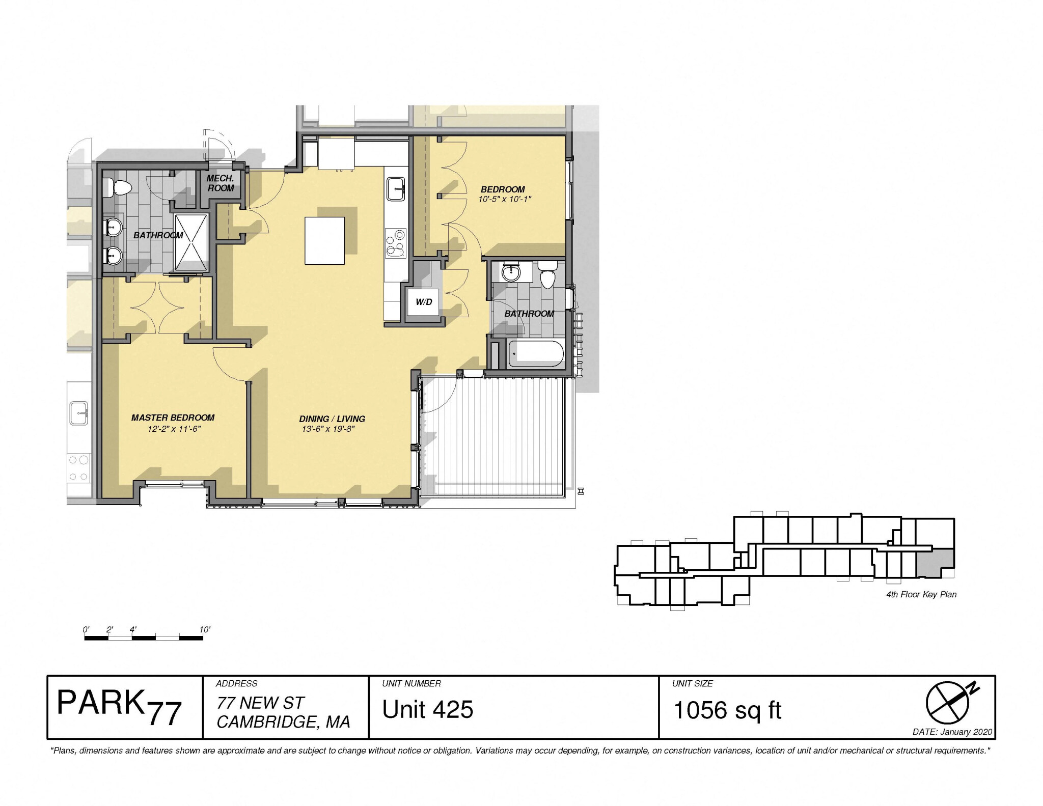 2 bed, 2 bath apartment for rent at 77 New St Unit 306, Neighborhood Nine — photo 4 of 24