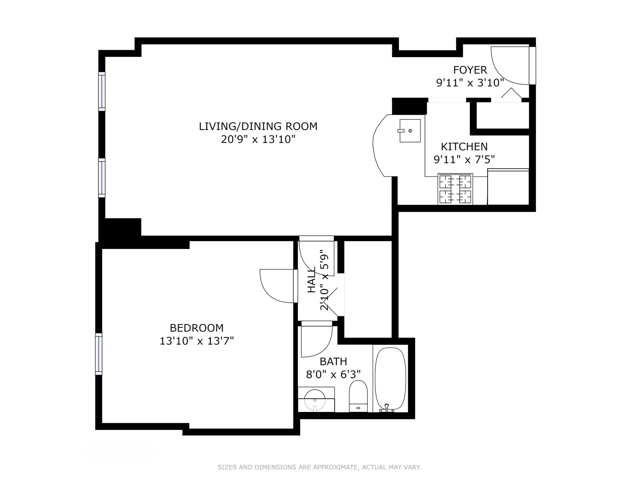 1 bed, 1 bath apartment for rent at 77 Pond Ave Unit 408, Brookline Village — photo 2 of 10