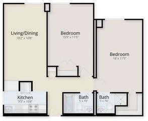 2 bed, 2 bath apartment for rent at 77 Village Way Unit 201, Central Village — photo 2 of 6