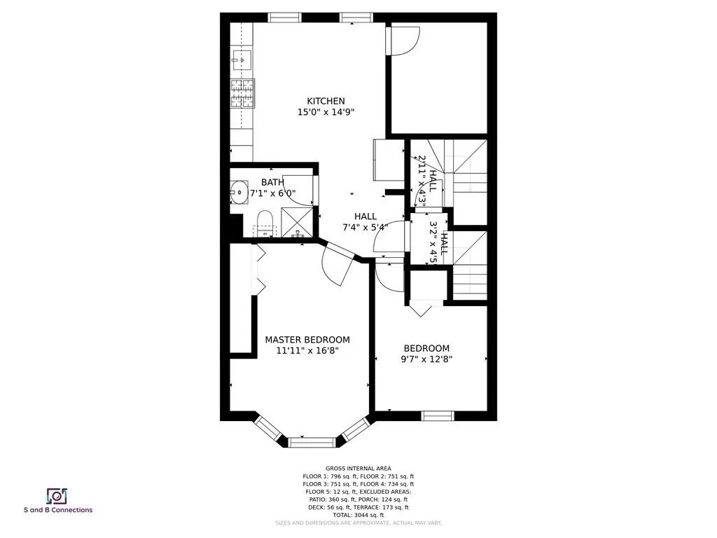 3 bed, 1 bath apartment for rent at 77 Webster St Unit 2, East Boston — photo 10 of 10