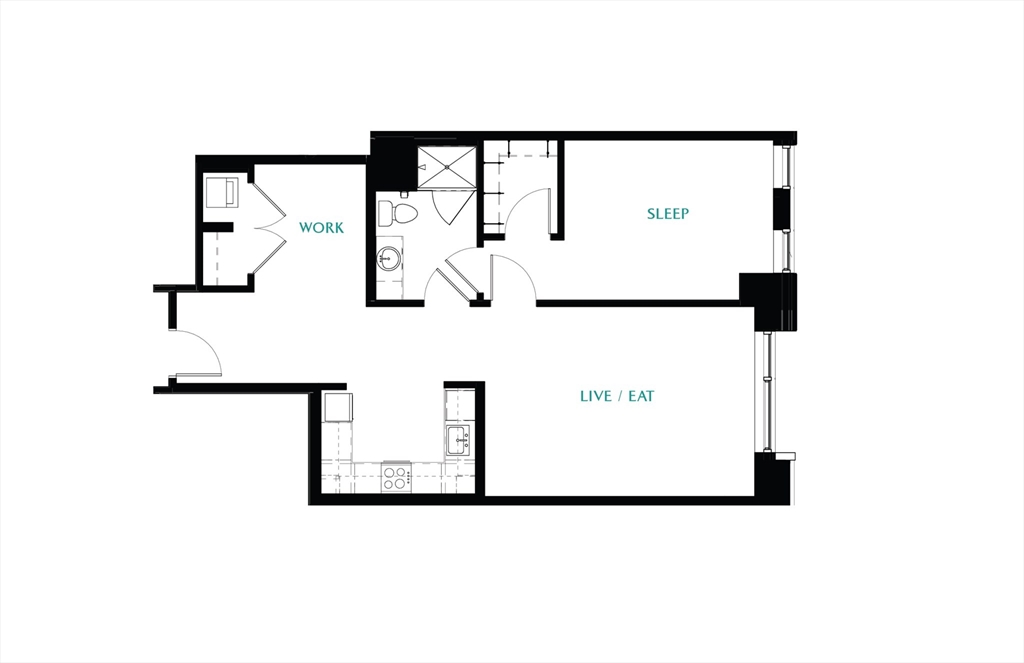1 bed, 1 bath apartment for rent at 771 Beacon St Unit 1-310, Fenway — photo 11 of 11