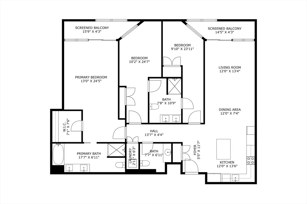 3 bed, 2 bath apartment for rent at 771 Harrison Ave Unit 206, South End — photo 22 of 22