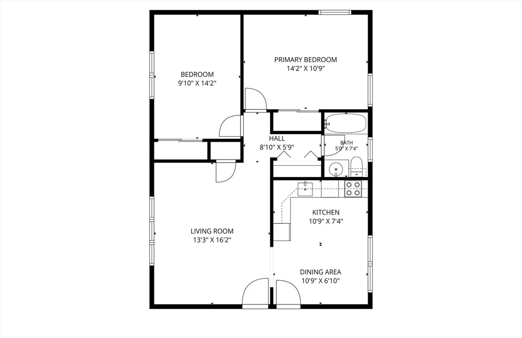 2 bed, 1 bath apartment for rent at 777 Washington St Unit F, Canton — photo 18 of 18