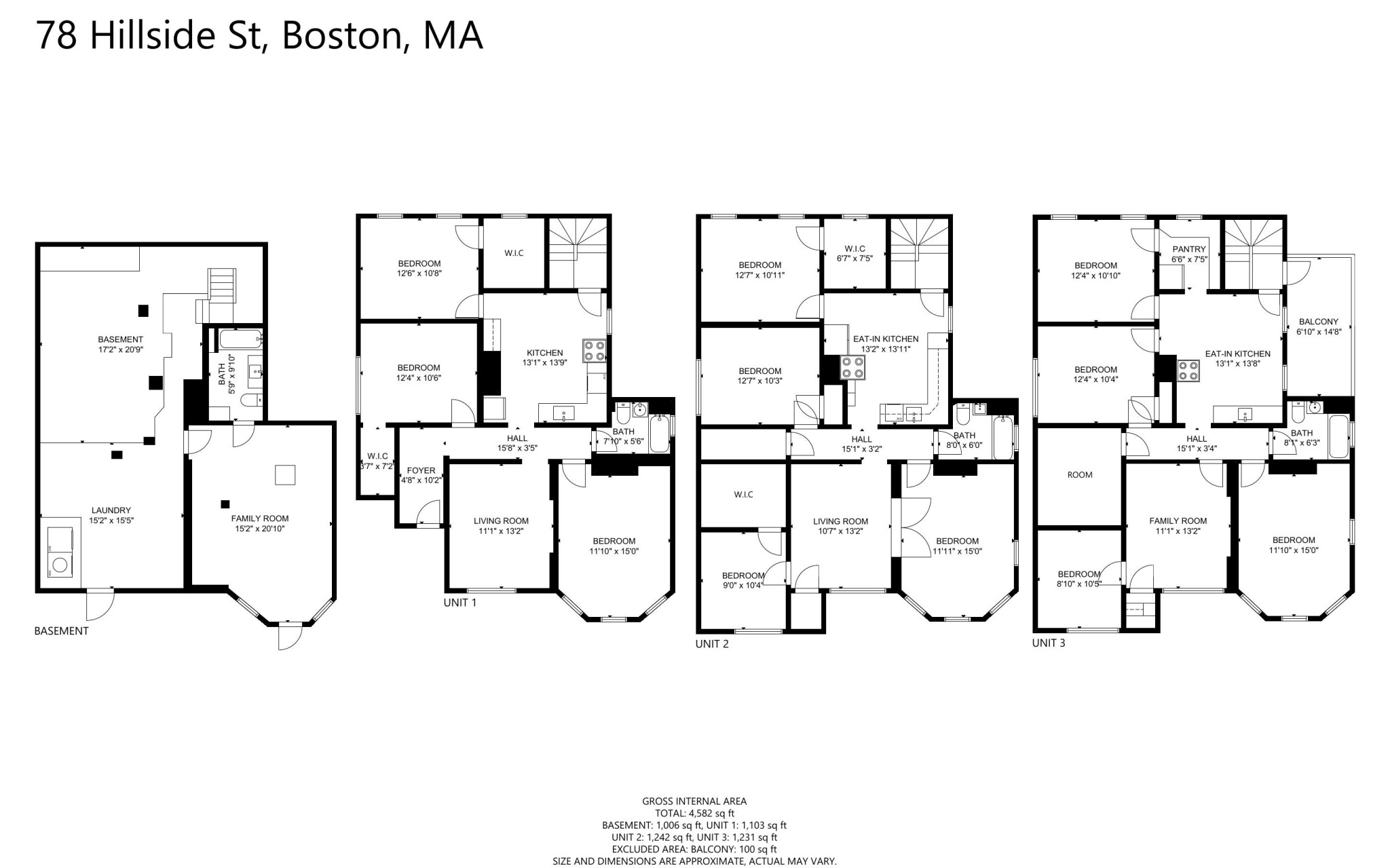 4 bed, 1 bath apartment for rent at 78 Hillside St Unit 2, Mission Hill — photo 10 of 12