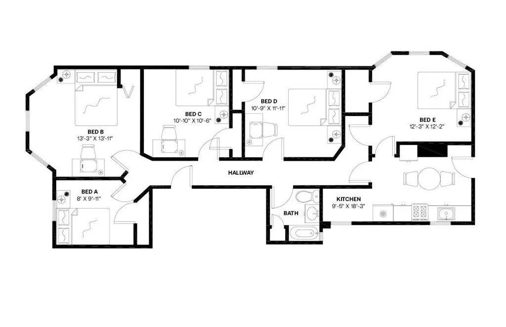 4 bed, 1 bath apartment for rent at 789 Columbia Rd Unit 3, Dorchester — photo 19 of 19