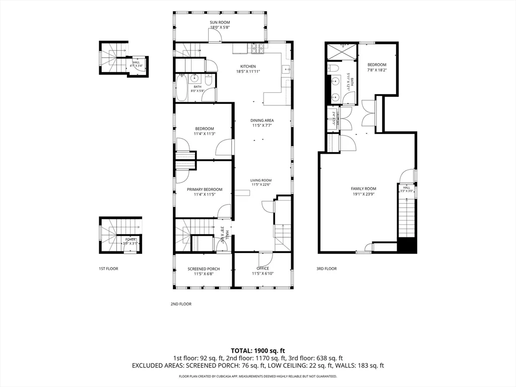 3 bed, 2 bath apartment for rent at 79 Fremont Unit 2, Winter Hill — photo 27 of 27