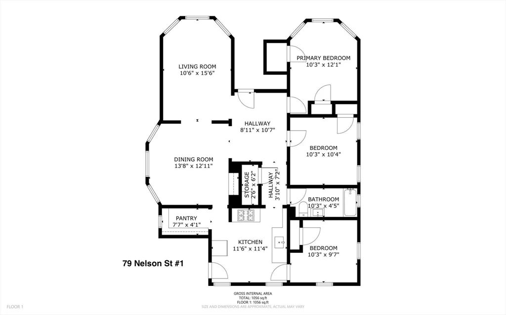 3 bed, 1 bath apartment for rent at 79 Nelson St Unit 1, Dorchester — photo 26 of 27