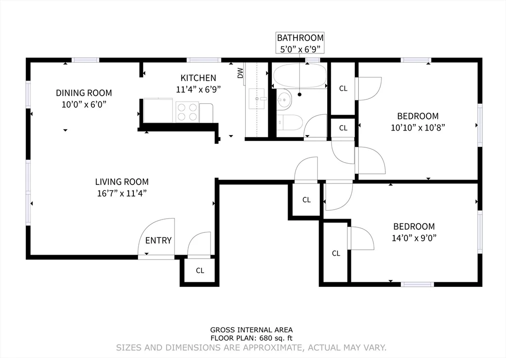 2 bed, 1 bath apartment for rent at 79 Sutherland Rd Unit 5, Brighton — photo 1 of 13