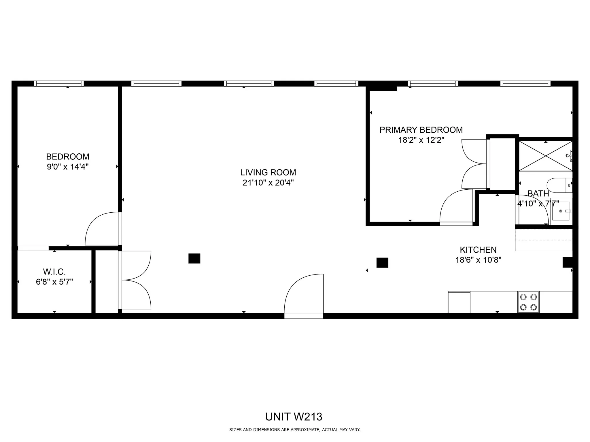 2 bed, 1 bath apartment for rent at 791 Tremont St Unit W213M, Roxbury — photo 2 of 20