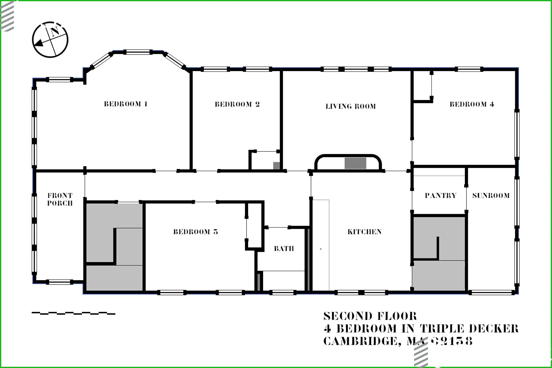4.5 bed, 1 bath apartment for rent at 8 Adams Ter Unit 3, Mid Cambridge — photo 11 of 14