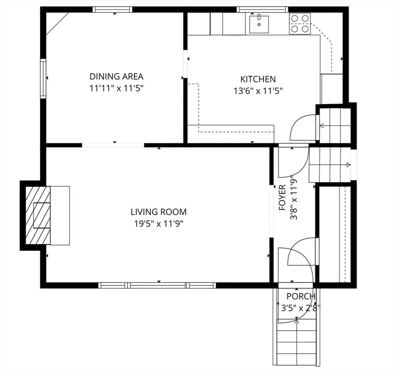 4 bed, 1 bath apartment for rent at 8 Brown Rd, Lexington — photo 23 of 26