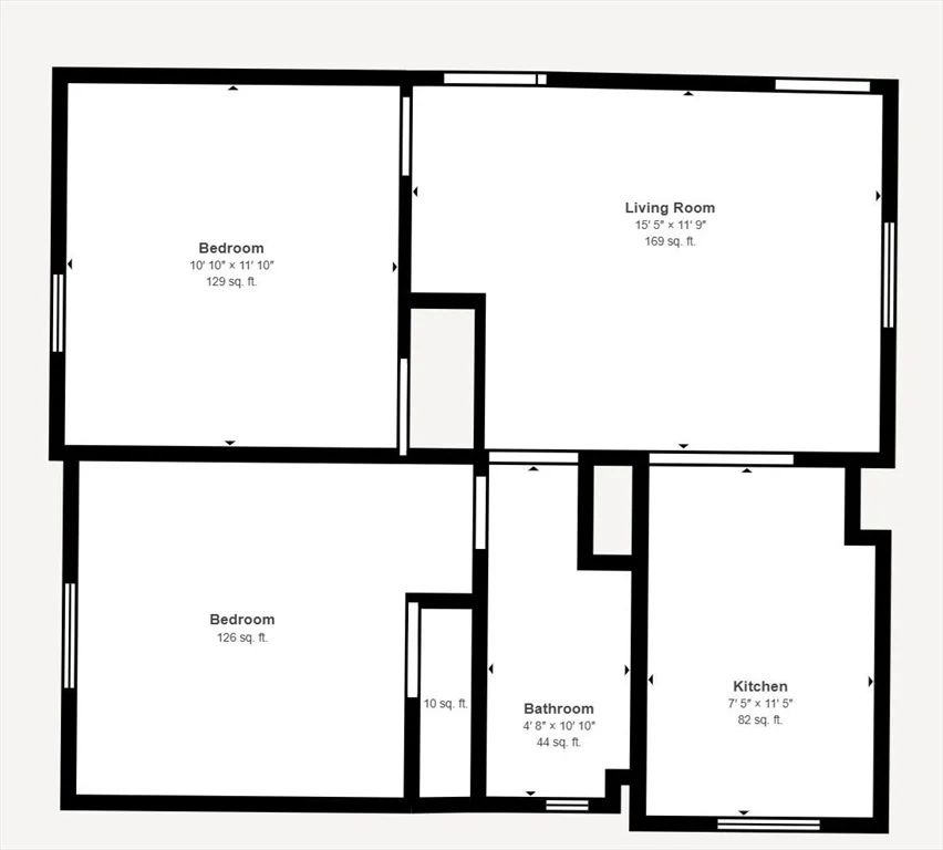2 bed, 1 bath apartment for rent at 8 Kenwood St Unit 4, Cambridgeport — photo 9 of 12