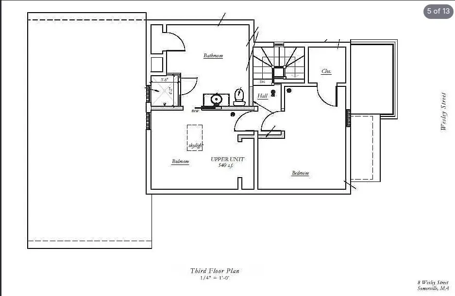 4 bed, 2 bath apartment for rent at 8 Wesley St Unit 2, Winter Hill — photo 11 of 11