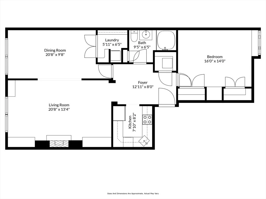 2 bed, 1 bath apartment for rent at 80 Beacon Unit 9, Beacon Hill — photo 7 of 7