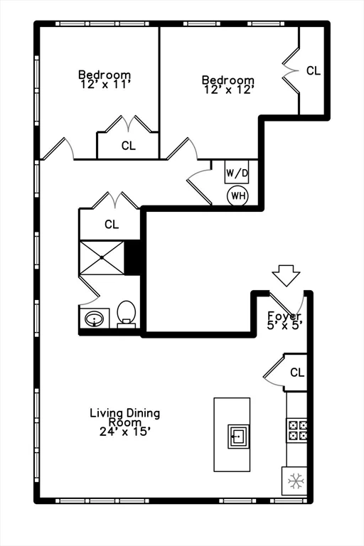 2 bed, 1 bath apartment for rent at 80 Broadway Unit 3C, East Arlington — photo 23 of 23