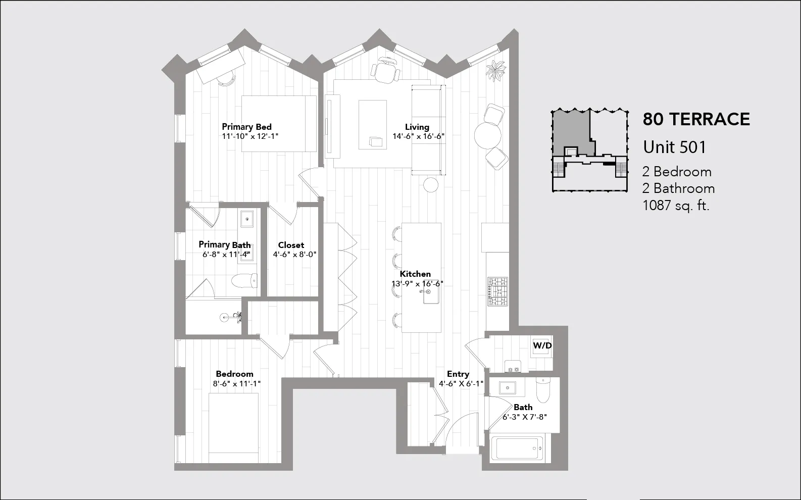 2 bed, 2 bath apartment for rent at 80 Terrace St Unit 501, Mission Hill — photo 14 of 14