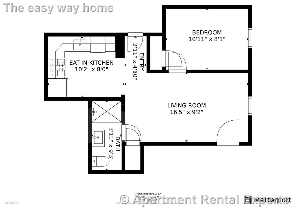 1 bed, 1 bath apartment for rent at 81 Summer St Unit 2, Union Square — photo 10 of 10