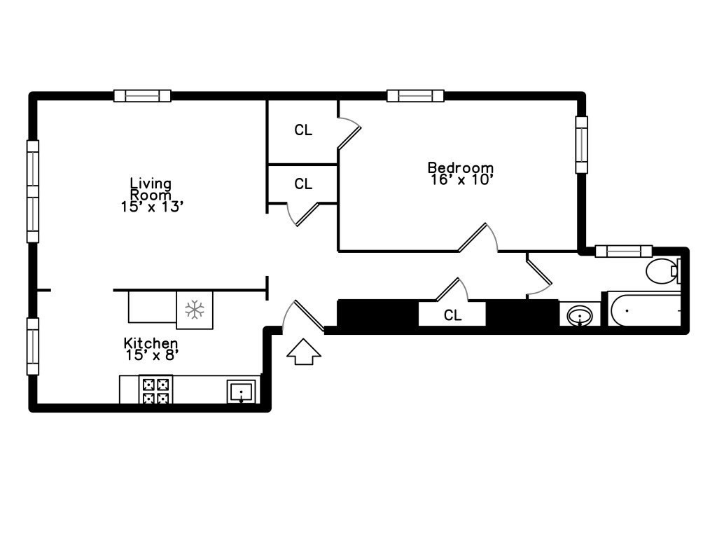 1 bed, 1 bath apartment for rent at 82 Jersey St Unit 24, Fenway — photo 17 of 17