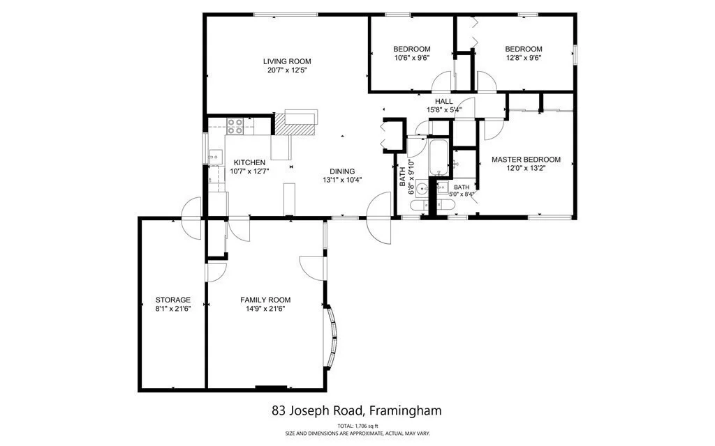 3 bed, 2 bath apartment for rent at 83 Joseph Unit 0, Framingham — photo 21 of 21