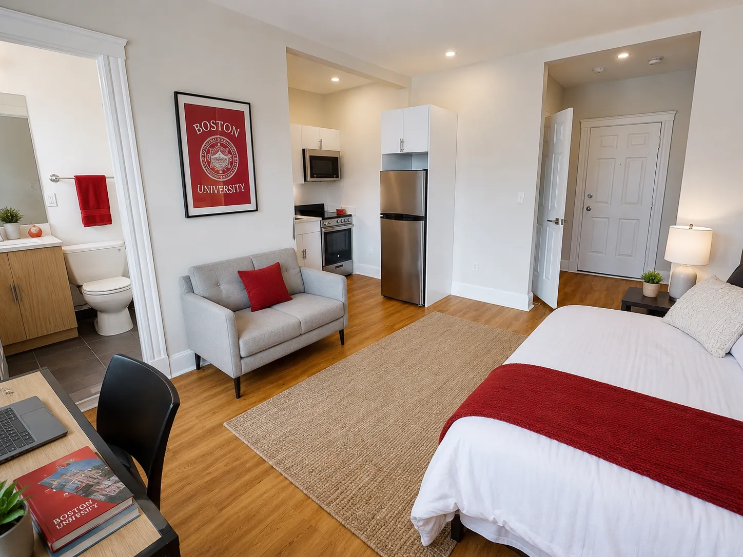 Studio bed, 1 bath apartment for rent at 833 Beacon St Unit 205, Fenway — photo 3 of 11