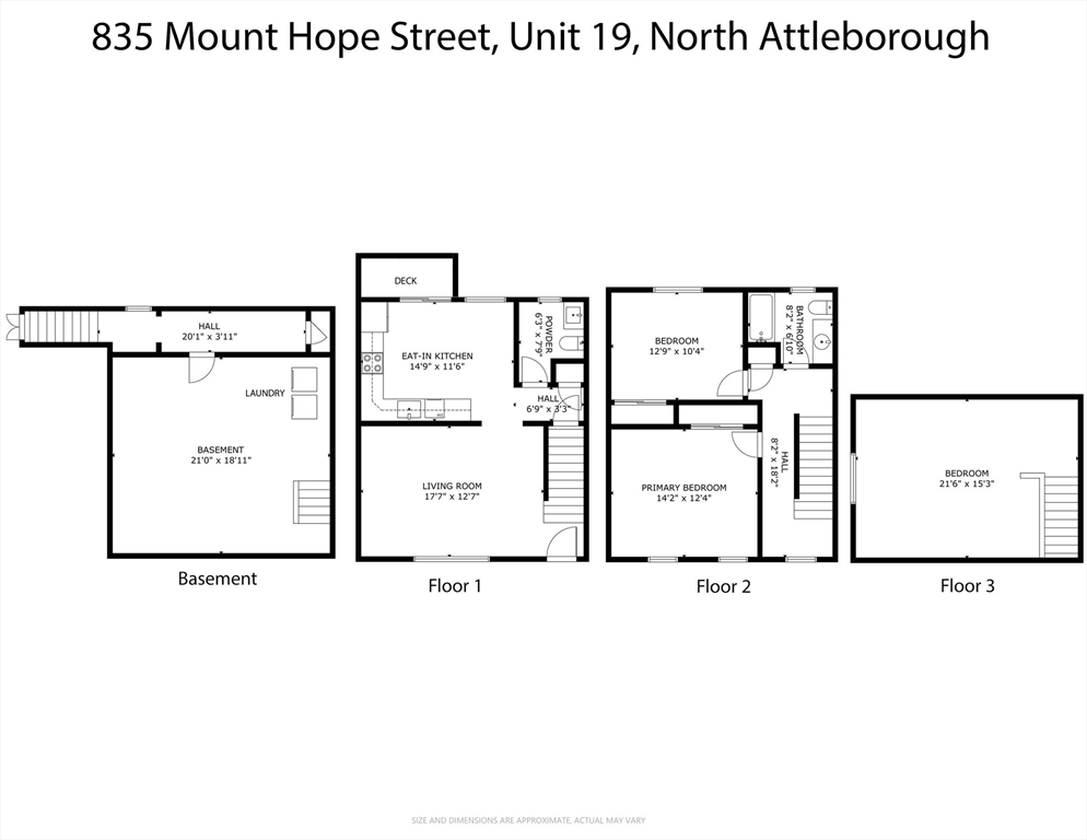 2 bed, 1 bath apartment for rent at 835 Mount Hope St Unit 19, North Attleboro — photo 19 of 19