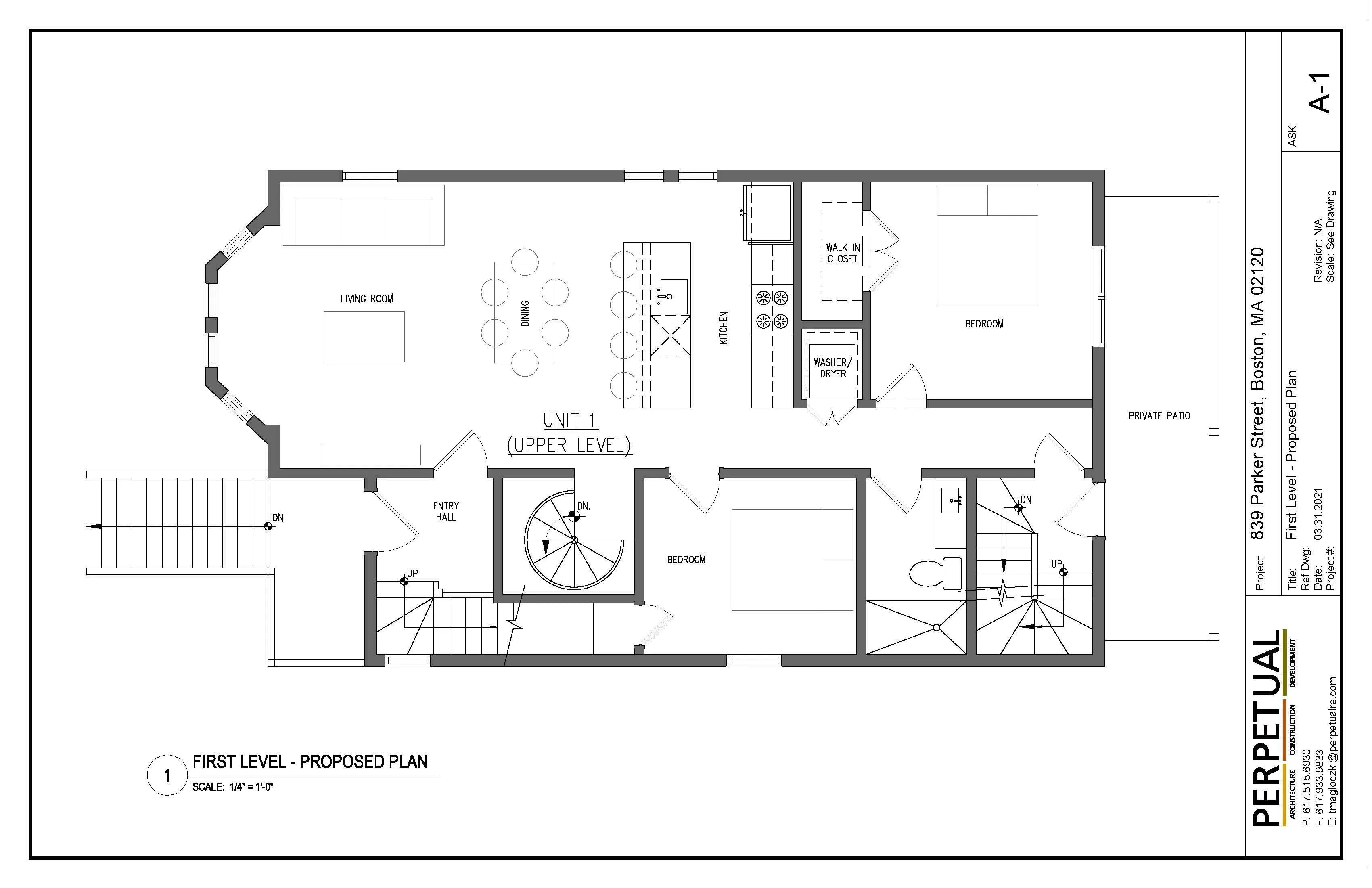 5 bed, 2 bath apartment for rent at 839 Parker St Unit 1, Mission Hill — photo 6 of 19