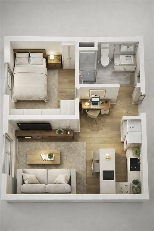 1 bed, 1 bath apartment for rent at 84 Ellery Unit 7, Mid-Cambridge