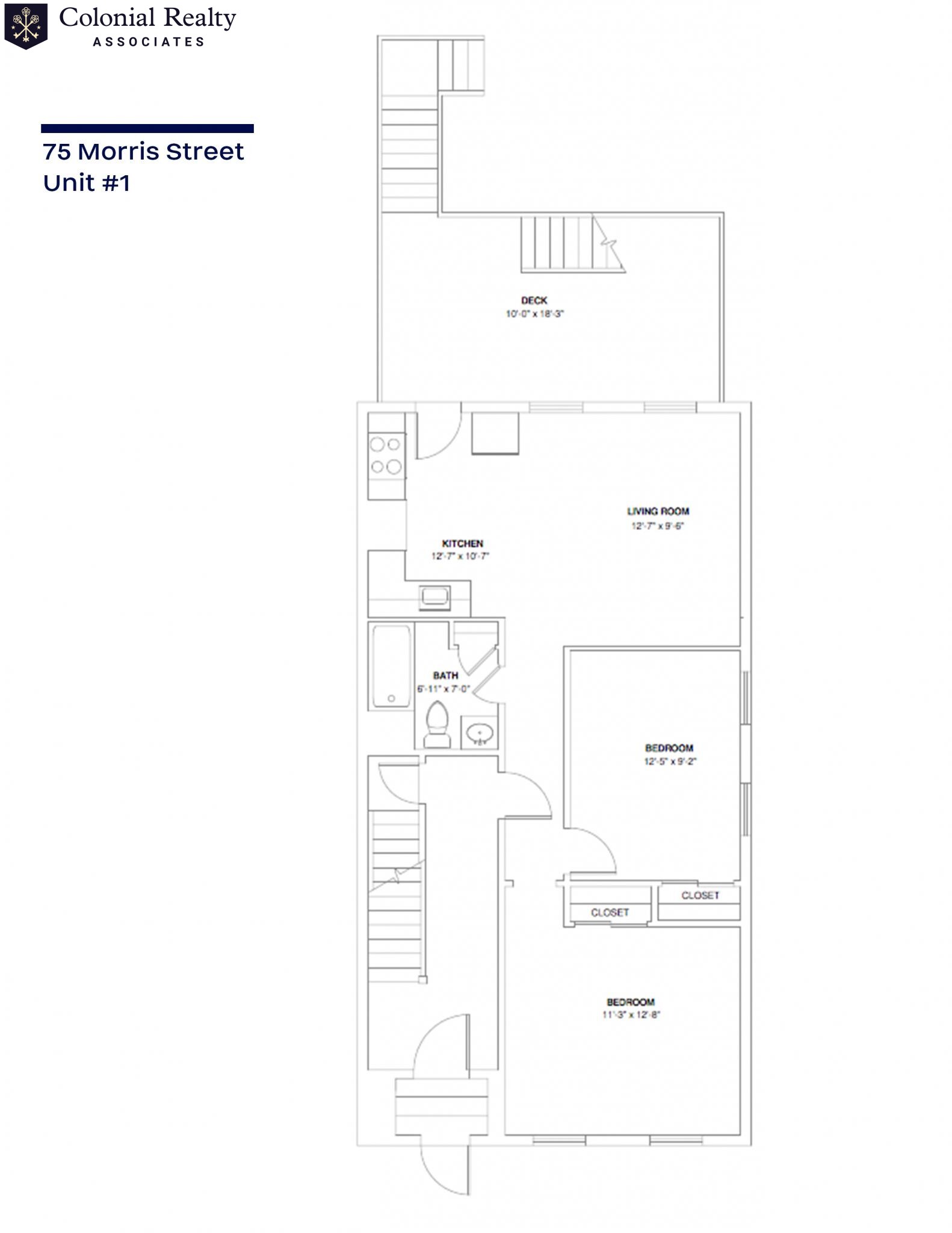 2 bed, 1 bath apartment for rent at 85 Morris St Unit 3, East Boston — photo 5 of 9