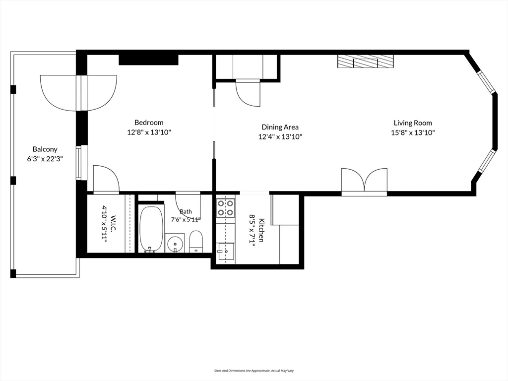 1 bed, 1 bath apartment for rent at 85 Worcester St Unit 2, South End — photo 13 of 13