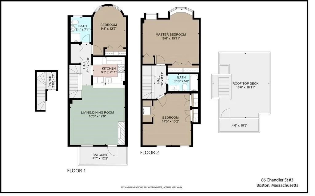 3 bed, 2 bath apartment for rent at 86 Chandler St Unit 3, South End — photo 15 of 15