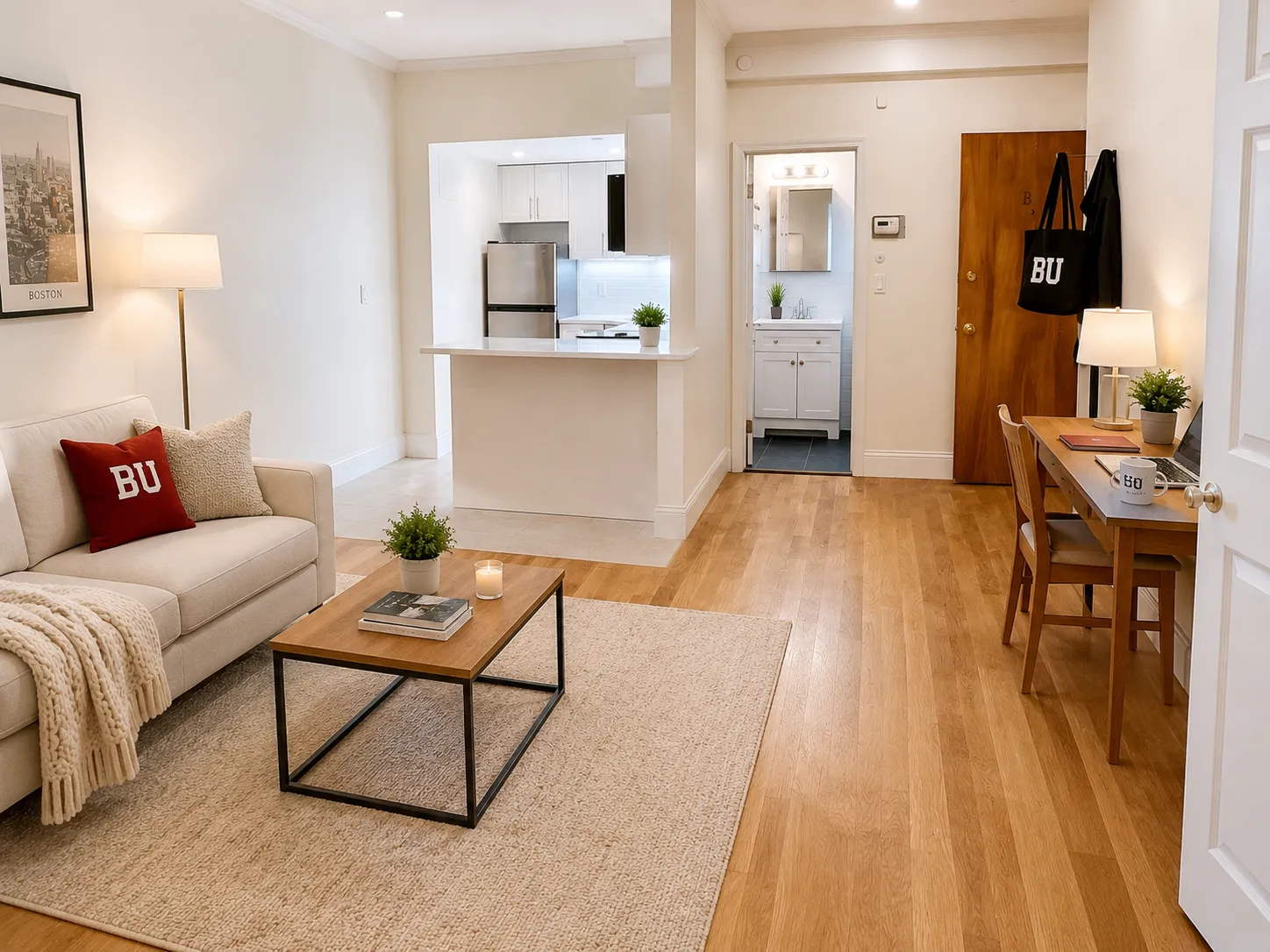 Studio bed, 1 bath apartment for rent at 871 Beacon St Unit B1, Fenway — photo 1 of 7