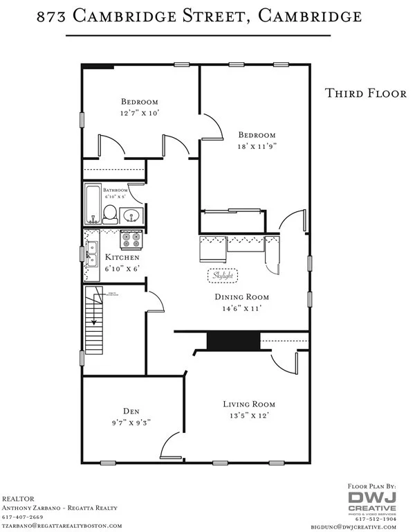 2 bed, 1 bath apartment for rent at 875 Cambridge St Unit 1, East Cambridge — photo 8 of 8