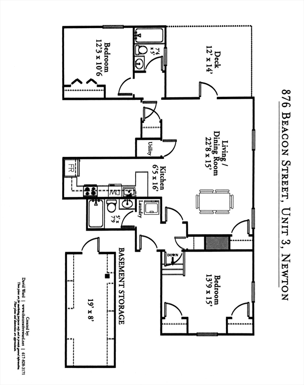 2 bed, 2 bath apartment for rent at 876 Beacon St Unit 3, Newton Center — photo 13 of 13