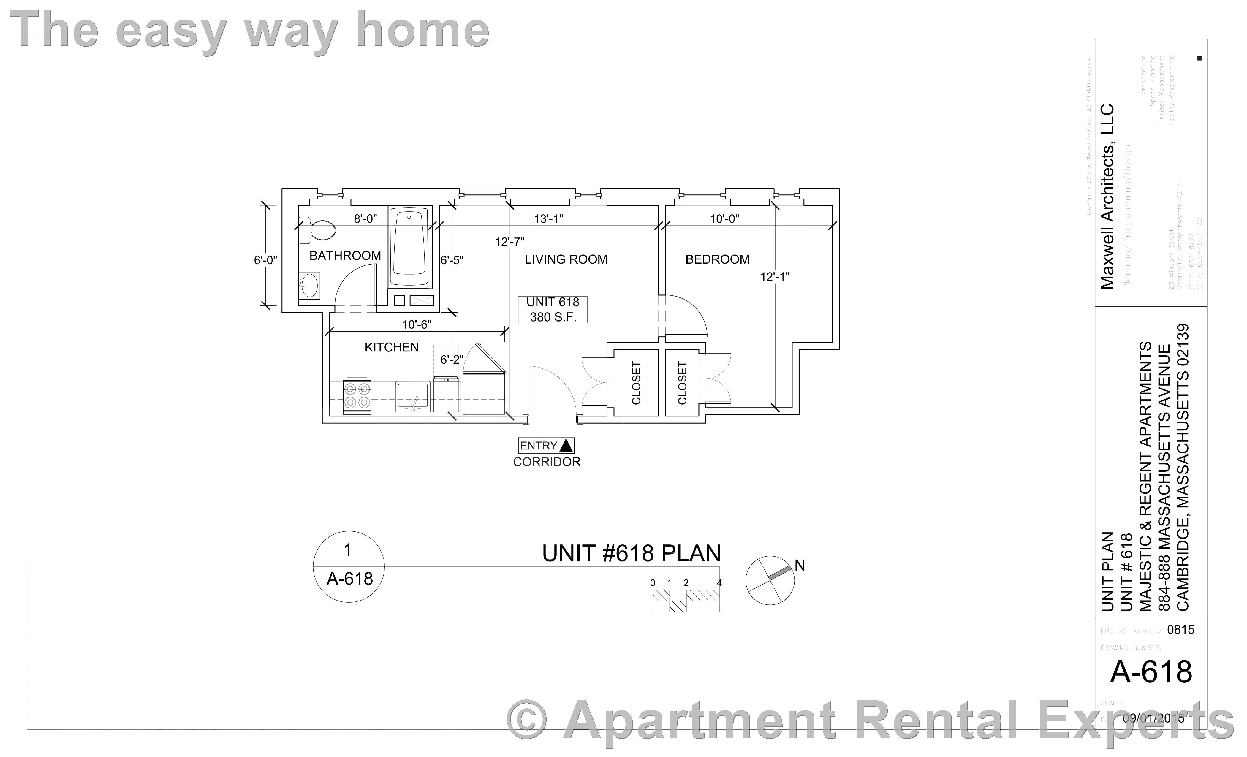 1 bed, 1 bath apartment for rent at 888 Massachusetts Ave Unit 618, Central Square — photo 12 of 12