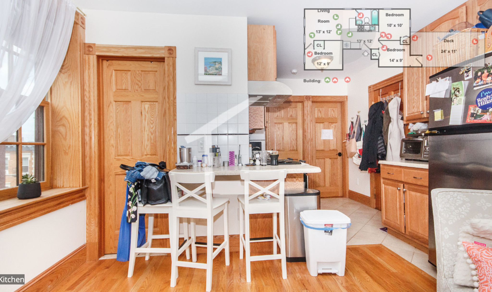 3 bed, 1 bath apartment for rent at 89 Myrtle St Unit 6, Beacon Hill — photo 6 of 9