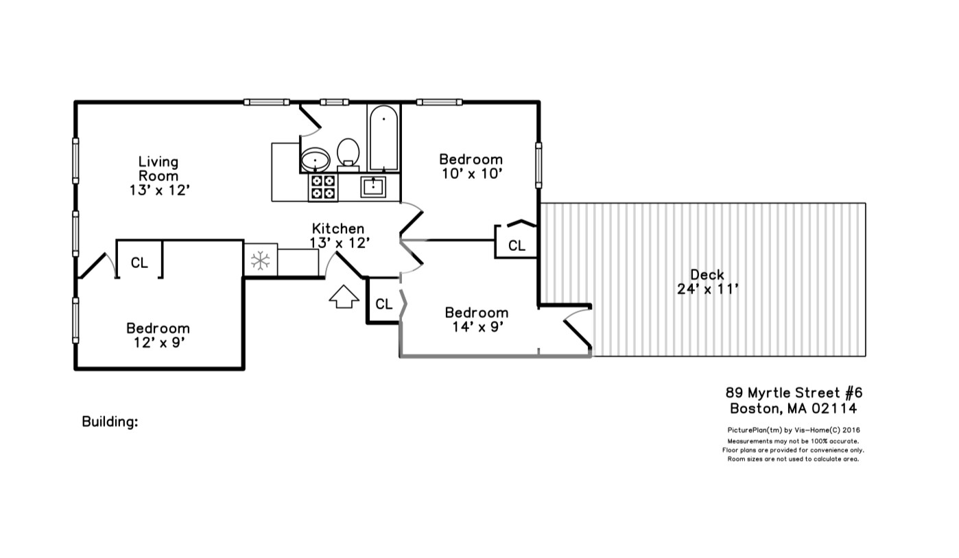 3 bed, 1 bath apartment for rent at 89 Myrtle St Unit 6, Beacon Hill — photo 9 of 9