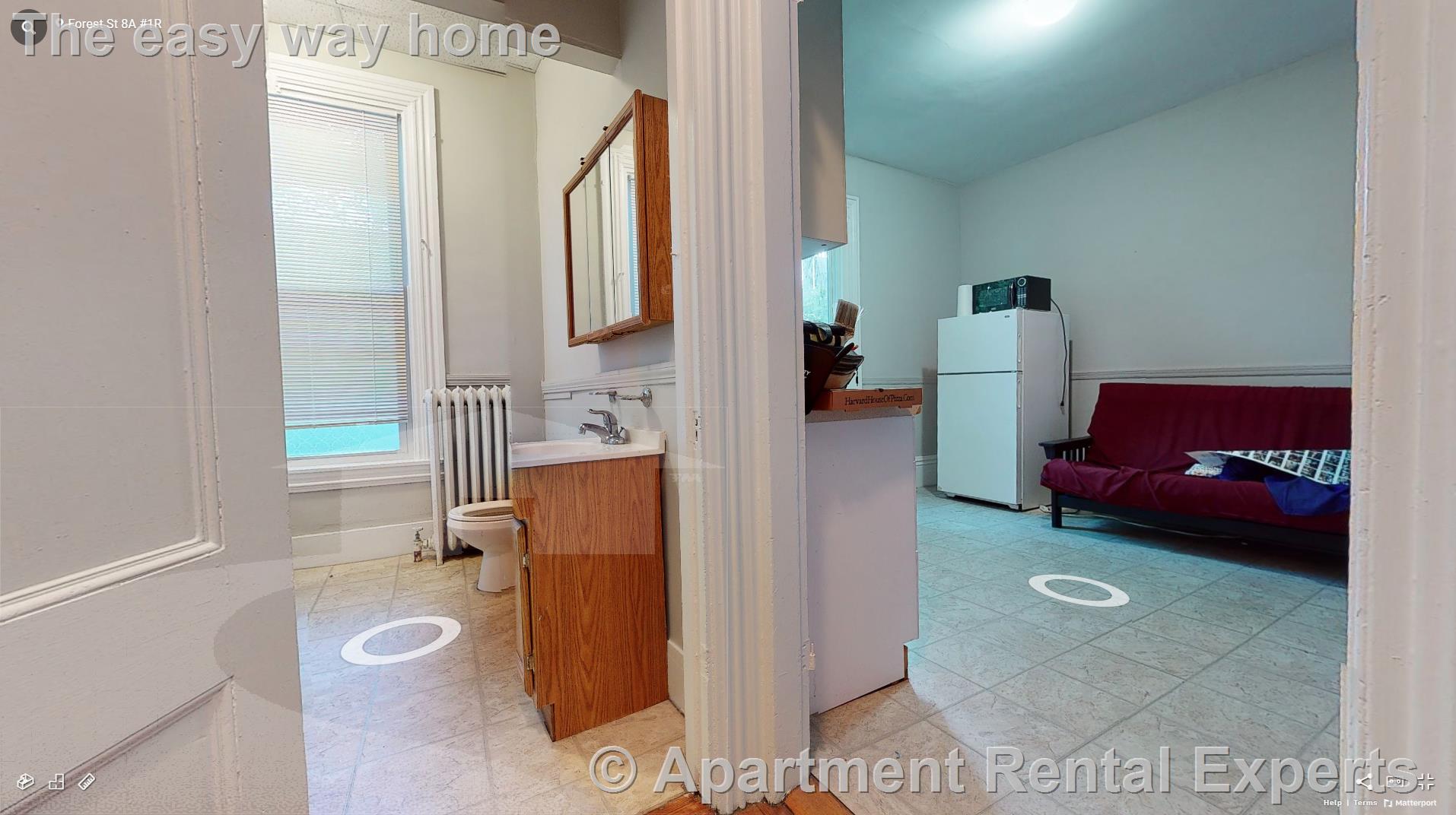 Studio bed, 1 bath apartment for rent at 8A Forest St Unit 1R, Porter Square — photo 2 of 3