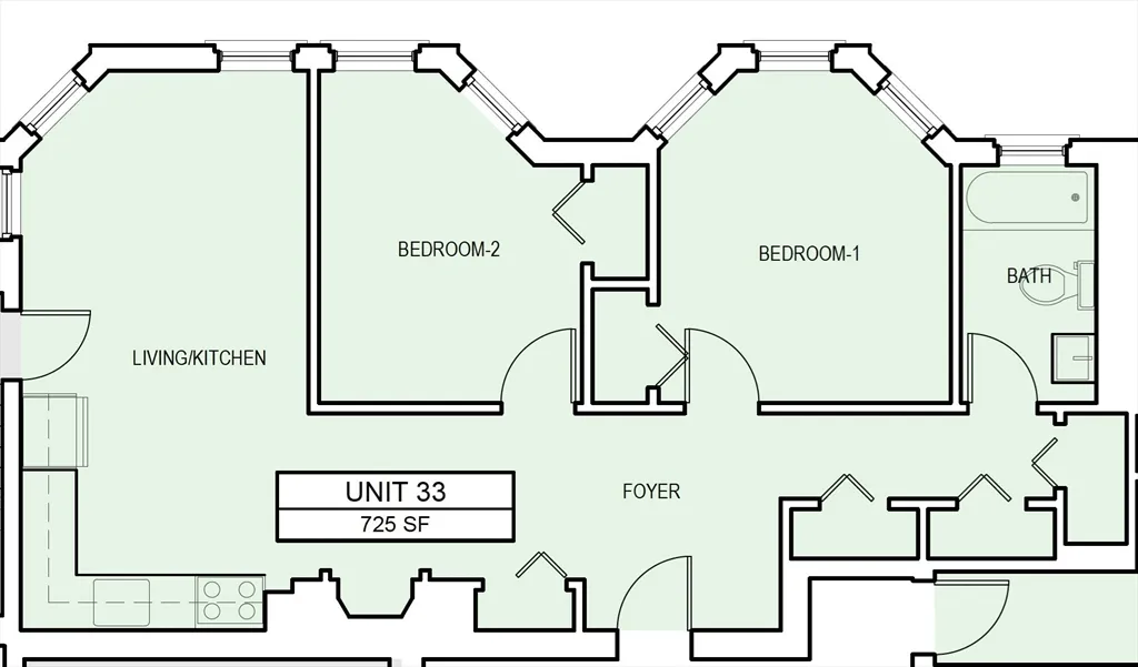 2 bed, 1 bath apartment for rent at 9 Dana St Unit 23, Mid-Cambridge — photo 11 of 15