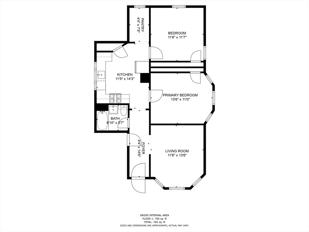 2 bed, 1 bath apartment for rent at 9 Edmunds St Unit 1, North Cambridge — photo 9 of 9