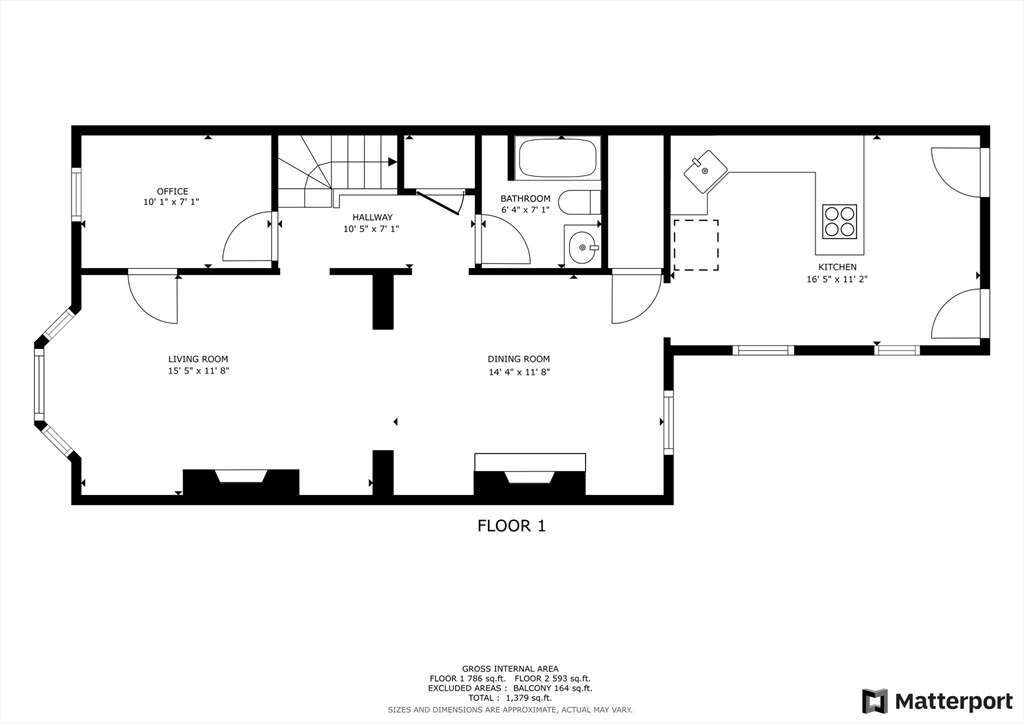 3 bed, 2 bath apartment for rent at 9 Gates St Unit 3, South Boston — photo 14 of 15