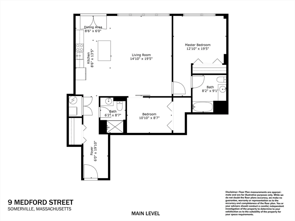 2 bed, 2 bath apartment for rent at 9 Medford St Unit PH10, Inner Belt — photo 25 of 25