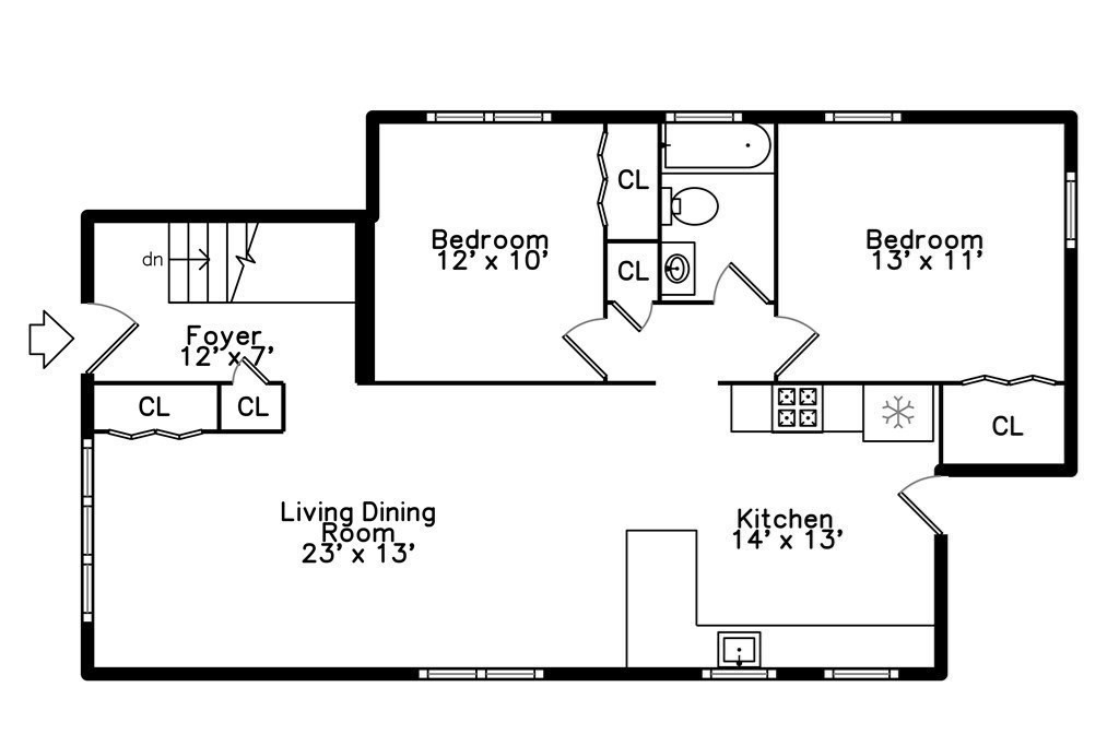 4 bed, 2 bath apartment for rent at 9 Mission St Unit 1, Mission Hill — photo 19 of 24
