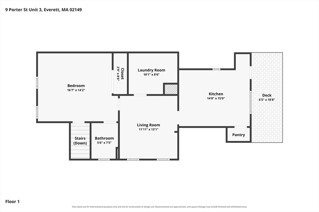 1 bed, 1 bath apartment for rent at 9 Porter St Unit 3, Everett — photo 23 of 23