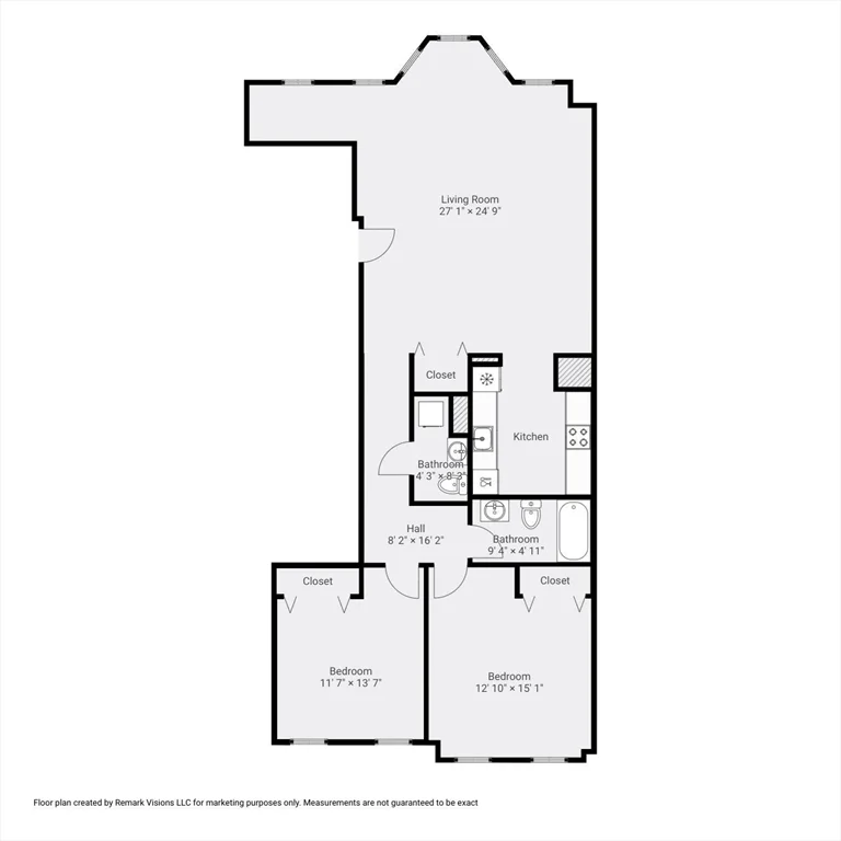 2 bed, 1 bath apartment for rent at 90 Broadway Unit 3C, Back Bay — photo 16 of 27